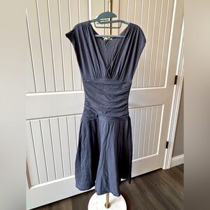 Velvet brand Dress in Antique Blue. 100% Cotton Size M